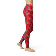 Avery Drawn Roses Leggings