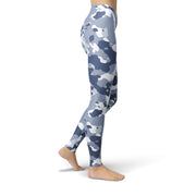 Jean Dark Blue Camo Leggings